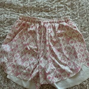 Disney Pink and White Patterned Shorts